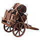 Carro com barris presépio napolitano 10-12 cm 10x5x15 cm s5