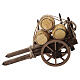 Neapolitan nativity scene barrel wagon 10-12 cm 10x5x15 cm s1