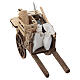 Carro sacco presepe napoletano 10x5x15 cm s3