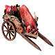 Meat wagon for Neapolitan nativity scene 10-12 cm 10x5x15 cm s1