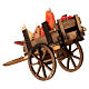 Meat wagon for Neapolitan nativity scene 10-12 cm 10x5x15 cm s12