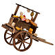 Meat and cheese cart for 10-12 cm Neapolitan Nativity Scene, 10x5x15 cm s2