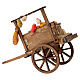 Meat and cheese cart for 10-12 cm Neapolitan Nativity Scene, 10x5x15 cm s3