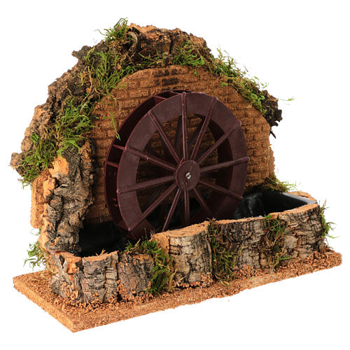 Młyn wodny do szopki neapolitańskiej 10-12 cm, 20x25x15cm 2