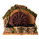 Moinho de água cenário presépio napolitano 10-12 cm 20x25x15 cm s1