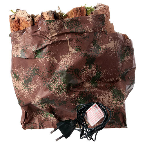 Krippenszenerie mit vier Häusern und Treppen – neapolitanischer Stil, 6–8 cm Krippe, 25×20×20 cm 7