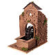 Ambientazione mulino ad acqua arco presepe napoletano 10-12 cm 30x20x25 cm s4