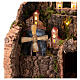 Nativity scene village with windmill Neapolitan 8-10 cm 30x40x28 cm s3