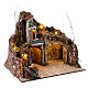 Village with fountain cave and oven for Neapolitan Nativity Scene of 10-12 cm, 50x60x40 cm s10