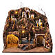 Illuminated village with a fountain for 10 cm Neapolitan Nativity Scene, 60x60x50 cm s2