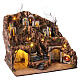 Illuminated village with a fountain for 10 cm Neapolitan Nativity Scene, 60x60x50 cm s10