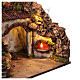 Nativity scene village Naples illuminated fountain 10 cm 60x60x50 cm s7