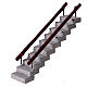 Treppe, gerade, Krippenzubehör, neapolitanische Krippe, für 6–8 cm Krippe – 15 × 5 × 15 cm s2
