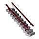 Treppe, gerade, Krippenzubehör, neapolitanische Krippe, für 6–8 cm Krippe – 15 × 5 × 15 cm s3