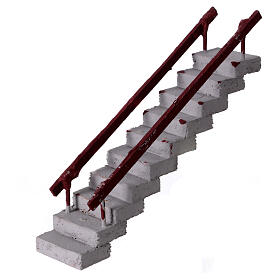 Escalera recta belén napolitano terracota 6-8 cm 15x15x15 cm