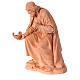 Nativity Holy Family in raw terracotta 4 pieces h 12 cm s6