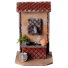 Fountain for 10 cm Neapolitan Nativity Scene, different models, 15x10x15 cm
