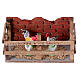 Fence with chickens for Neapolitan nativity scene 10 cm 5x10x5 cm s1