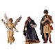 Set statue presepe napoletano pitturata terracotta 11 pz h 12 cm s6
