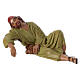 Set statue presepe napoletano pitturata terracotta 11 pz h 12 cm s9