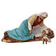 Set statue presepe napoletano pitturata terracotta 11 pz h 12 cm s10