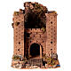 Castle with opening drawbridge for 8 cm Neapolitan Nativity Scene, 30x25x25 cm s1