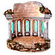 Round temple windows Neapolitan nativity scene 10-12 cm 40x45 cm s1