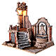 Tempio con fontana cantina presepe napoletano 10-12 cm 40x35x25 cm s3