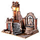 Temple with fountain cellar Neapolitan nativity scene 10-12 cm 40x35x25 cm s3