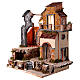 Tempio presepe napoletano stile 700 cascata 10-12 cm 50x40x30 cm s3