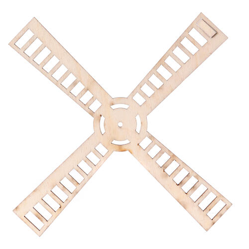 Mühlenflügel, Krippenzubehör, neapolitanische Krippe, für 10–12 cm Krippe – Ø 18 cm 3