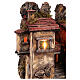 Village for nativity scene 8-10 cm Neapolitan 18th century style fountain houses steps windows 50x50x40 cm s4