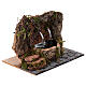 Fontana a 2 getti presepe napoletano 8-10 cm ambientazione 15x20x15 cm s2