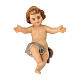 Gesù Bambino 12 cm legno colorato presepe Heimatland Val Gardena s1