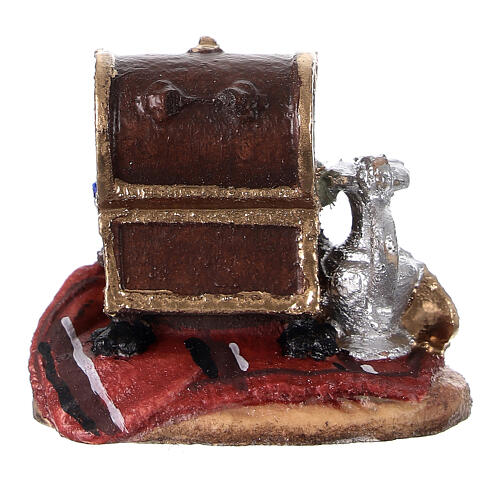 Dary Trzech Króli, szopka Heimatland 9,5 cm, Val Gardena 4