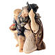 Pastore con bambino presepe Heimatland 9,5 cm Val Gardena s3