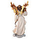 Angel of Glory flying, Heimatland Nativity Scene of 12 cm, painted wood from Val Gardena s3