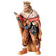 White Wise Man, Heimatland Nativity Scene of 12 cm, painted wood from Val Gardena s1