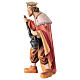 White Wise Man, Heimatland Nativity Scene of 12 cm, painted wood from Val Gardena s2