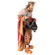 White Wise Man, Heimatland Nativity Scene of 12 cm, painted wood from Val Gardena s3
