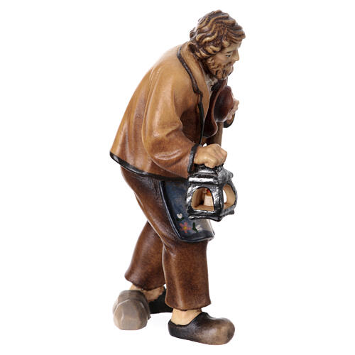 Sainte Famille avec Enfant Jésus bois peint crèche Heimatland 12 cm Val Gardena 8