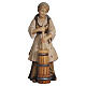 Camponesa com batedeira presépio Heimatland 12 cm madeira pintada Val Gardena s1