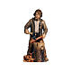 Lumberjack for Heimatland Nativity Scene of 12 cm, painted wood, Val Gardena s2