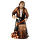 Bûcheron crèche Heimatland bois peint 12 cm Val Gardena s1