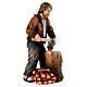 Lumberjack figurine in painted wood Heimatland nativity scene 12 cm Val Gardena s3