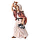 Woman with jug figurine Heimatland nativity scene 9.5 cm Val Gardena wood s2