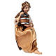 Hirtin für Brunnen, Holz coloriert, für 12 cm Heimatland-Krippe, Grödner Kunsthandwerk s3