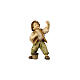 Bambino con secchio presepe Heimatland 9,5 cm Val Gardena legno colorato  s1