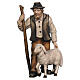 Pastore con pecora legno presepe Heimatland 12 cm Val Gardena s1