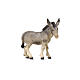 Donkey figurine for nativity scene 12 cm in colored wood Heimatland Val Gardena s2